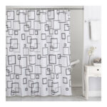 CORTINA BAÑO KUBIC - 200 X 180 CM