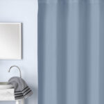 CORTINA BAÑO POLIESTER MAGICA AZUL - 180 X 200 CM