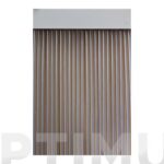 CORTINA DE PUERTA CINTA DUERO-MIEL/TRANSPARENTE - 90 X 210 CM