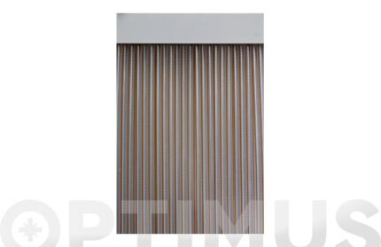 CORTINA DE PUERTA CINTA DUERO-MIEL/TRANSPARENTE - 90 X 210 CM