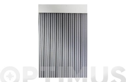 CORTINA DE PUERTA CINTA DUERO-NEGRO/TRANSPARENTE - 90 X 210 CM