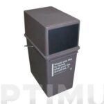 CUBO APILABLE TAPA ABATIBLE CHOCOLATE