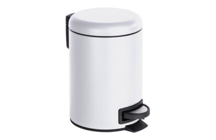 CUBO BAÑO CON PEDAL LEMAN BLANCO - 3 L