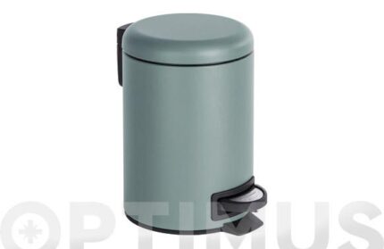 CUBO BAÑO CON PEDAL LEMAN GRIS - 3 L