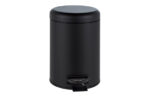 CUBO BAÑO CON PEDAL LEMAN NEGRO - 5 L