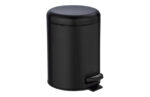 CUBO BAÑO CON PEDAL LEMAN NEGRO - 5 L - Imagen 2