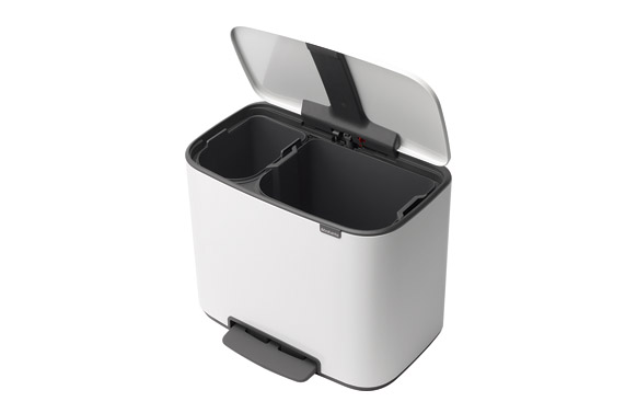 126_68f1515be76c3 CUBO BO PEDAL BIN BLANCO - 11+23 L - Imagen 1