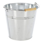 CUBO GALVANIZADO ASA MADERA - 10 LITROS