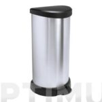 CUBO PEDAL METAL BIN CURVER METAL - 40 L