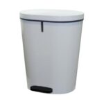 CUBO PEDAL OVAL - 25 L BLANCO