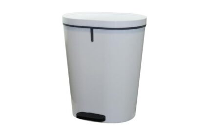 CUBO PEDAL OVAL - 25 L BLANCO