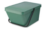 CUBO RECICLAJE SORT & GO APILABLE VERDE ABETO - 20 L