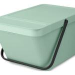CUBO RECICLAJE SORT & GO APILABLE VERDE JADE - 20 L