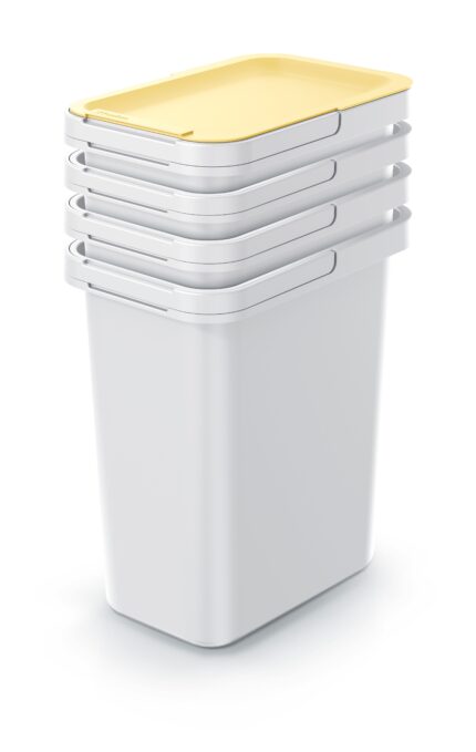 CUBOS RECICLAJE APILABLES SET 4 UDS
