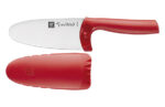 CUCHILLO INFANTIL SET CON PROTECTOR - ROJO TWINNY KIDS