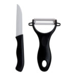 CUCHILLO Y PELADOR CERAMICO SET
