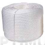 CUERDA POLIPROPILENO CABLEADA - Ø 5 MM 100 MT BLANCO