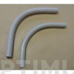 CURVA ENCHUFABLE GRIS (20 UDS)