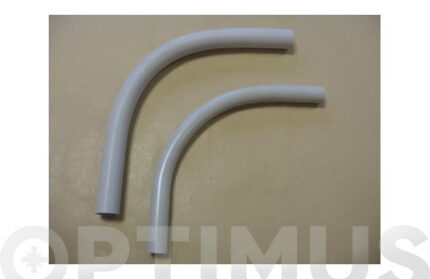 CURVA ROSCADA GRIS (20 UDS)