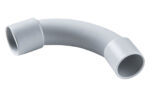 CURVA RIGIDA PVC GRIS 5 UNID
