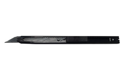 CUTER METALICO PREMIUM 9 MM 30º SK2 - CUCHILLA NEGRA DE ALTA CALIDAD SKH2, 30º