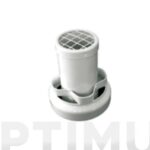 DEFLECTOR COAXIAL ALUMINIO BLANCO - Ø 100 MM