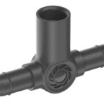 DERIVACION "T" P/ MICRODIFUSOR MICRO DRIP PREMIUM - Ø 4,6 MM 3/16'' 10 UDS