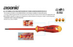 DESTORNILLADORES AISLADOS 1000 V ERGONIC - JUEGO 5 PZS +BUSCAPOLOS - Imagen 2