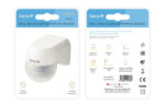 DETECTOR MOVIMIENTO MINI EXTERIOR BLANCO - ANGULO 180º 12 MTS REG. CREPUSCULAR - Imagen 2