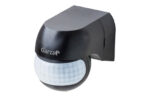 DETECTOR MOVIMIENTO MINI EXTERIOR NEGRO - ANGULO 180º 12 MTS REG. CREPUSCULAR