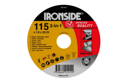 DISCO CORTE 2 EN 1 PARA METAL Y ACERO INOX