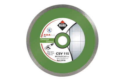 DISCO CORTE PORCELAN. B/CONT 115X22,2 MM DIAM CSV115PRO RUBI