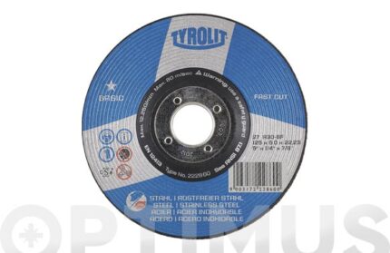 DISCO DESBASTE ACERO/INOX BASIC