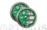 DISCO DIAMANTE STANDARD CONTINUO PORCELANICO 2 UDS - 115 MM SPEEDY PLUS+BALON