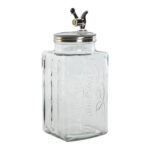 DISPENSADOR BEBIDAS CRISTAL METAL - 13X13,5X32,5 3L