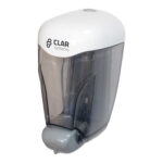 DISPENSADOR JABON BAÑO 800 ML - 200 X 100 X 110 MM TRANDY ABS TRANSPARENTE