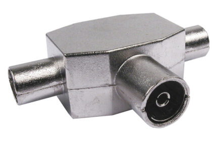 DISTRIBUIDOR ANTENA COAXIAL 1 HEMBRA 2 MACHOS BLIN