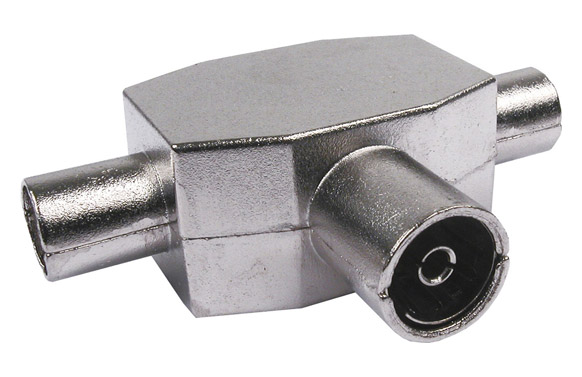 126_68f4c973b2ea8 DISTRIBUIDOR ANTENA COAXIAL 1 HEMBRA 2 MACHOS BLIN - Imagen 1