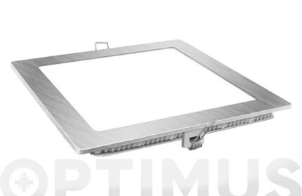 DOWNLIGHT LED EMPOTRAR CUADRADO PLATA