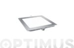 DOWNLIGHT LED EMPOTRAR CUADRADO PLATA