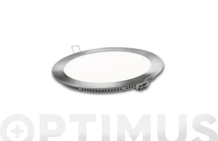 DOWNLIGHT LED EMPOTRAR REDONDO PLATA