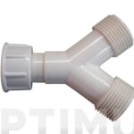 EMPALME EN Y LAVADORA Y LAVAVAJILLAS - H3/4" 2 M 3/4"