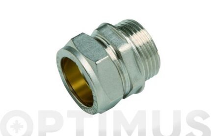 ENLACE COMPRESION RECTO MIXTO COBRE