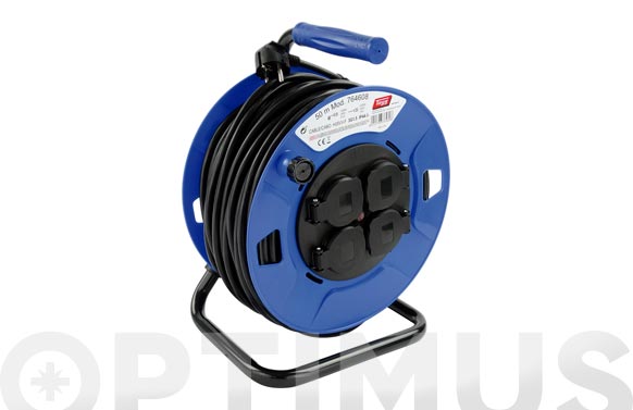 126_68f4ce99ced9b ENROLLACABLE 3 X 1,5 4 TOMAS CON TAPA - 50 M - Imagen 1