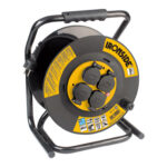 ENROLLACABLE 4 TOMAS +TAPA IP44 CON PROTECCION - 3 X 2.5 MM2 40 MTS