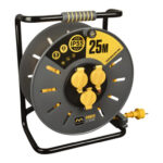 ENROLLACABLE PROFESIONAL 25M 3G2,5MM IP55 HV07RN-F - PRO-XT NARANJA