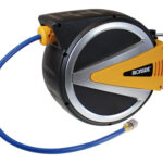 ENROLLADOR MANGUERA AIRE COMPRIMIDO 12 M Ø 8 X12 - CON SOPORTE PARED PRESION: 15 BAR