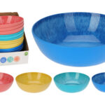 ENSALADERA MELAMINA SURTIDO (EXPOSITOR) - 22CM 1680ML-COLORS