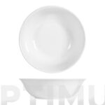 ENSALADERA PORCELANA GRABADO BLANCO - 23 CM