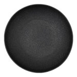 ENSALADERA PORCELANA NEGRA FOSIL - Ø 25 X 5 CM